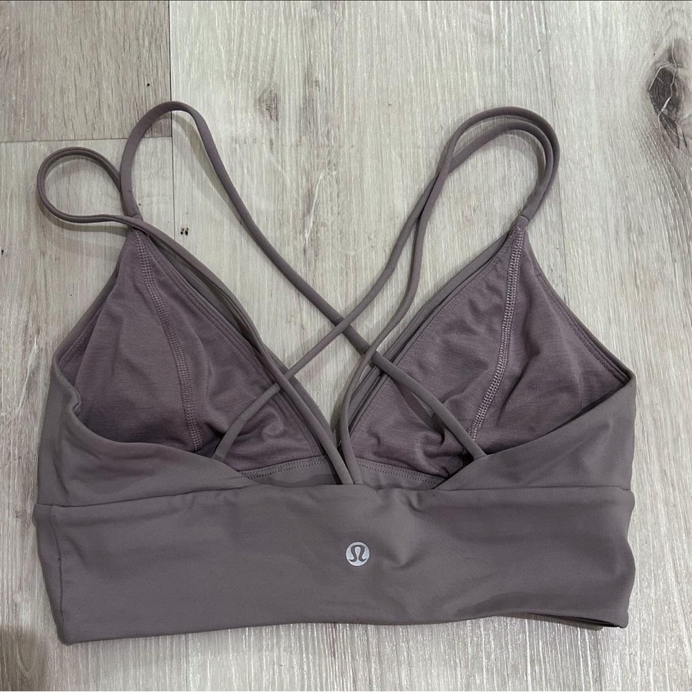 Lululemon Grey Triangle Racerback Bra